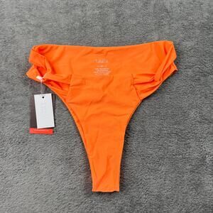 Jack's Surfboards Thalassa Junie Bottoms NEW Womens Swimwear Bikini Orange Sz M